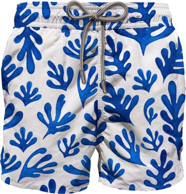 Gustavia badshorts S - Pained Leaves