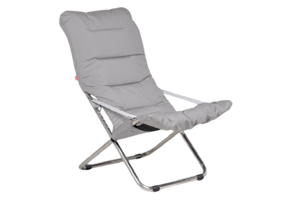 Fiesta Soft Alu Solstol - Grå (svart Supertex)
