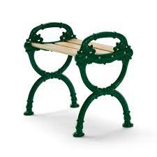 Byarum Pall - Grön/furu