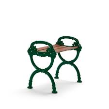 Byarum Pall - Grön/oljad Mahogny