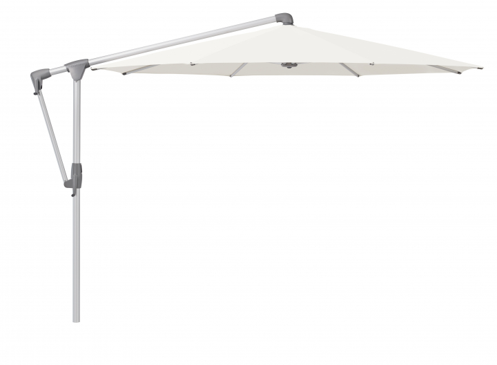 Sungwing Casa Parasoll Ø3 M Anodizerad Aluminium - White (tygkvalitet