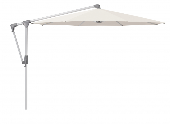 Sunwing Casa parasoll Ø3 m anodizerad aluminium - vanilla (tygkvalitet