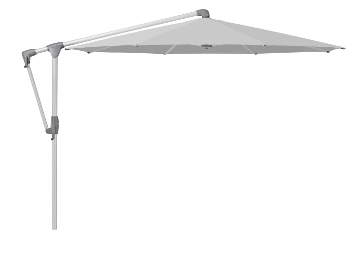 Sunwing Casa parasoll Ø3 m anodizerad aluminium - granite (tygkvalitet