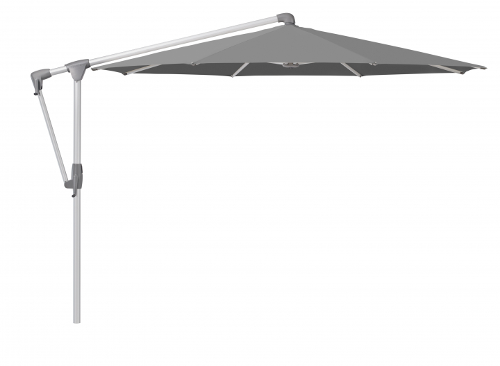 Sunwing Casa parasoll Ø3 m anodizerad aluminium - thunder (tygkvalitet