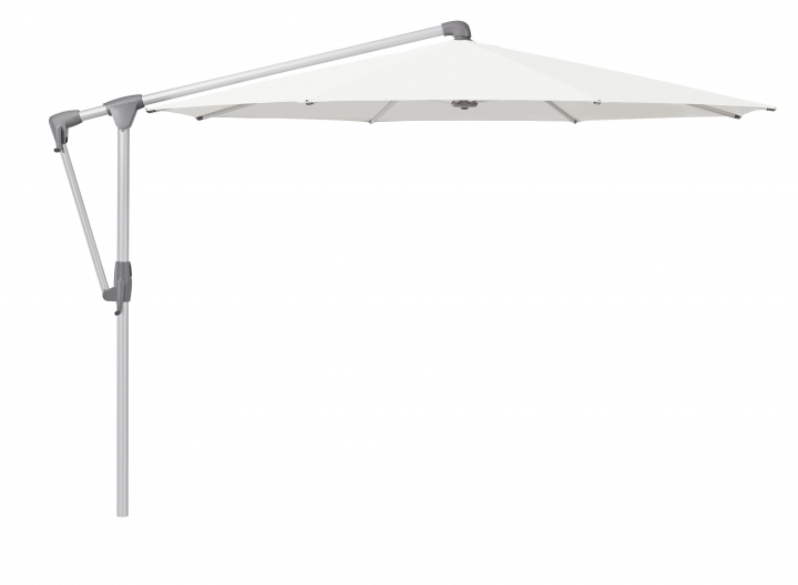Sunwing Casa parasoll Ø3 m anodizerad aluminium - white (tygkvalitet 5