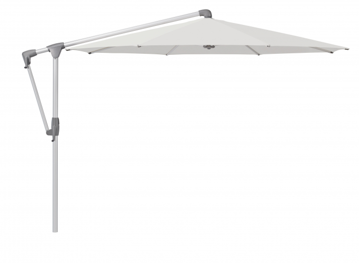 Sunwing Casa parasoll Ø3 m anodizerad aluminium - alabaster (tygkvalit