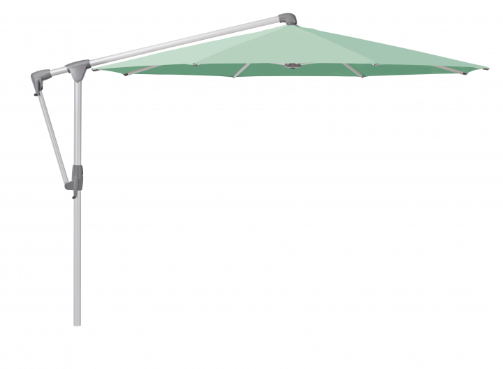 Sunwing Casa parasoll Ø3 m anodizerad aluminium - jade (tygkvalitet 5)