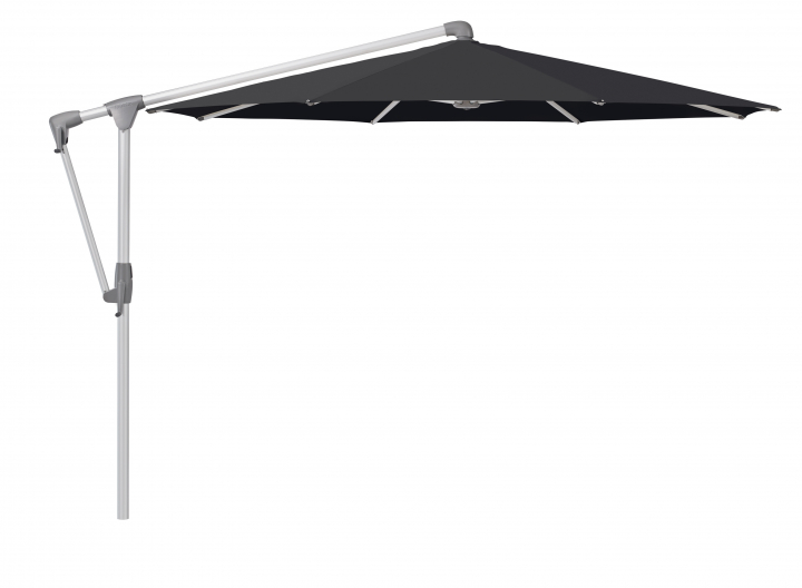 Sunwing Casa parasoll Ø3 m anodizerad aluminium - black (tygkvalitet 5
