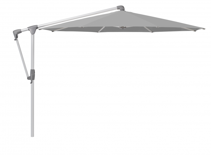 Sunwing Casa parasoll Ø3 m anodizerad aluminium - silver (tygkvalitet