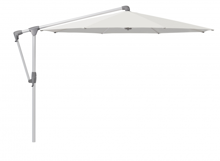 Sunwing Casa parasoll Ø3 m anodizerad aluminium - chrome (tygkvalitet