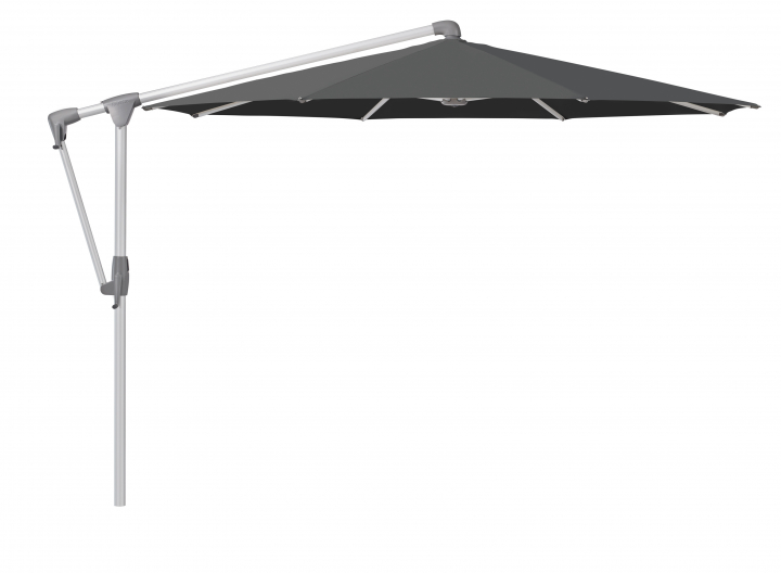 Sunwing Casa parasoll Ø3 m anodizerad aluminium - carbone (tygkvalitet