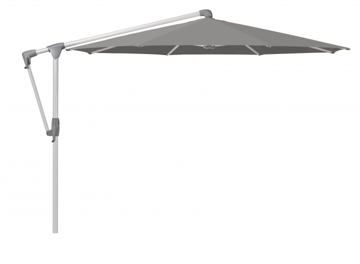 Sunwing Casa parasoll Ø3 m anodizerad aluminium - urban shadow (tygkva