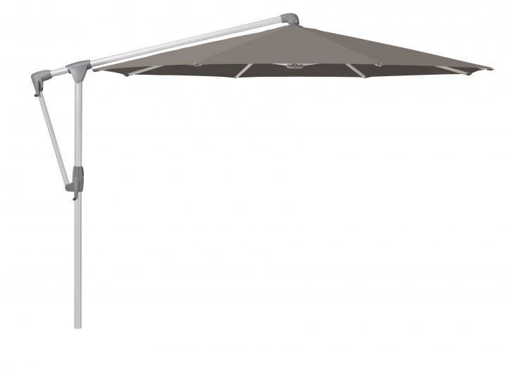 Sunwing Casa parasoll Ø3 m anodizerad aluminium - forge (tygkvalitet 5