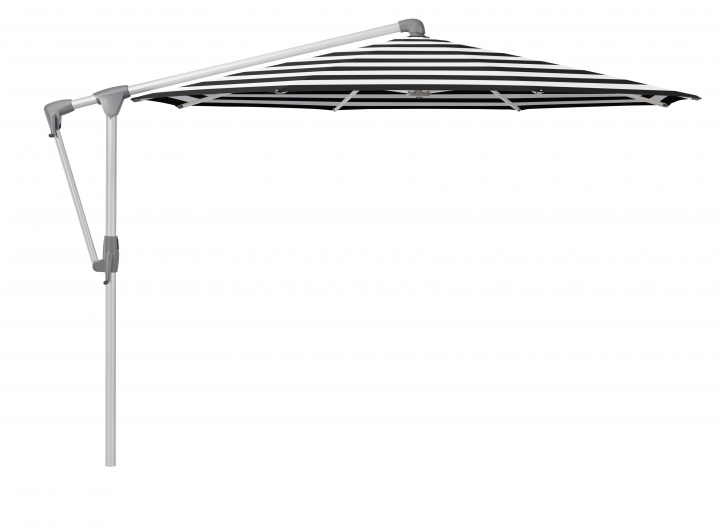 Sunwing Casa parasoll Ø3 m anodizerad aluminium - black stripe (tygkva