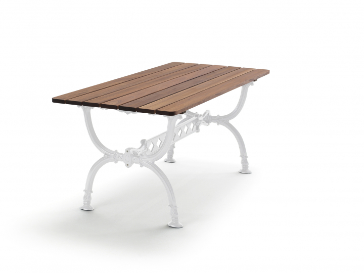 Byarum bord - vit/oljad mahogny