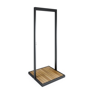 Garden Shower - Antracit / Teak
