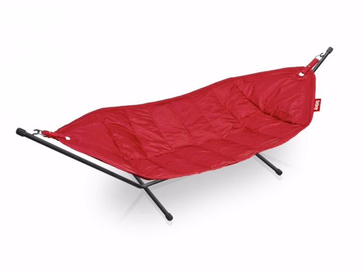 Headdemock med svart stativ - red
