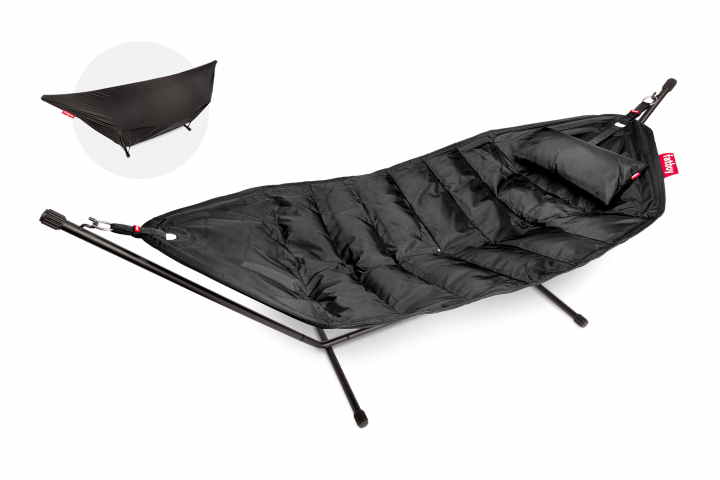 Headdemock deluxe m svart stativ & kudde  - black