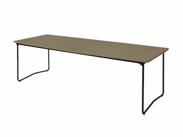 Bord B31 230 - ljusgrön lackad ek/svart stativ