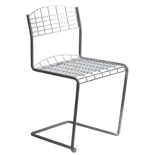 High Tech stol - varmförzinkad i gruppen Utemöbler / Material / Rostfritt stål / Stolar - Rostfritt stål hos Sommarboden i Höllviken AB (10601)