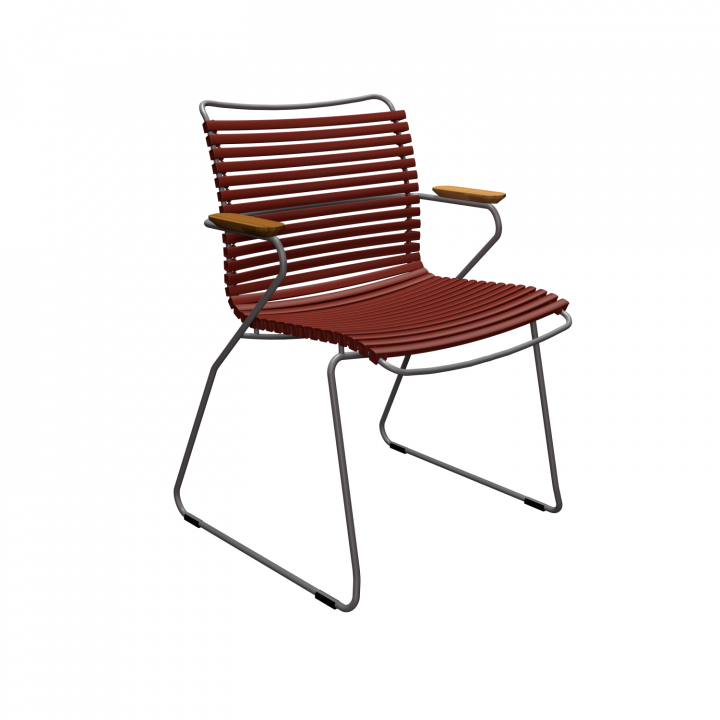 Click Karmstol - Paprika/bamboo