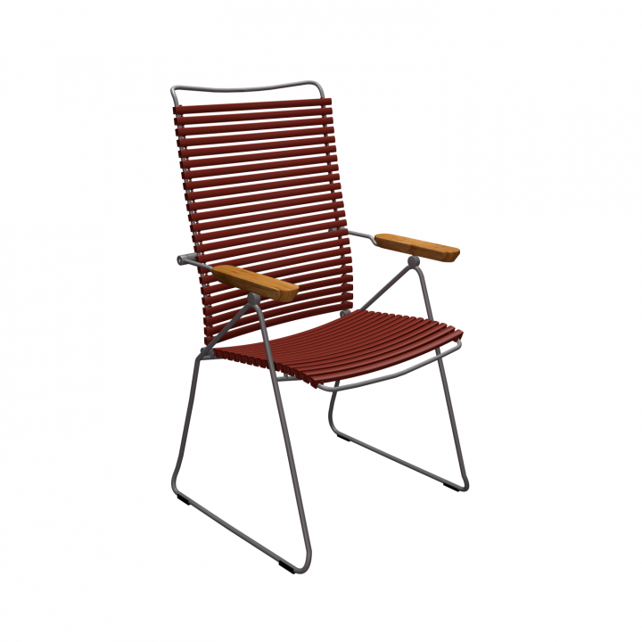 Click Positionsstol - Paprika/bamboo