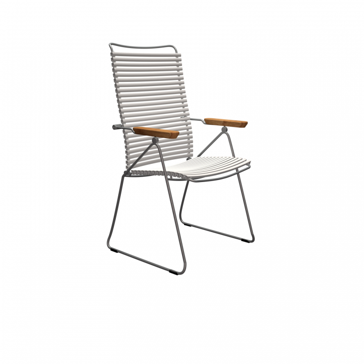 CLICK positionsstol - muted white/grey