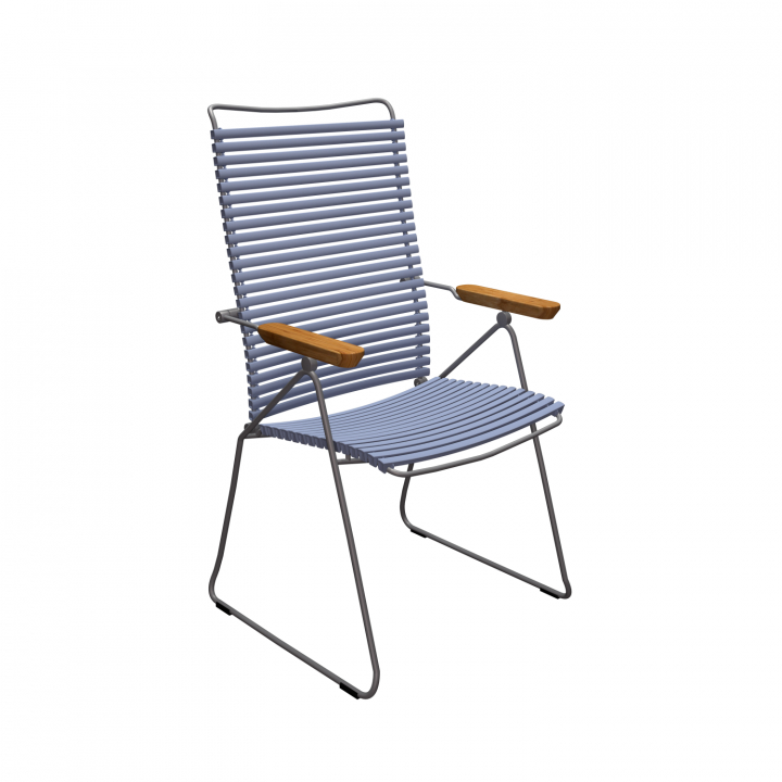 Click Positionsstol - Pigeon Blue/bamboo