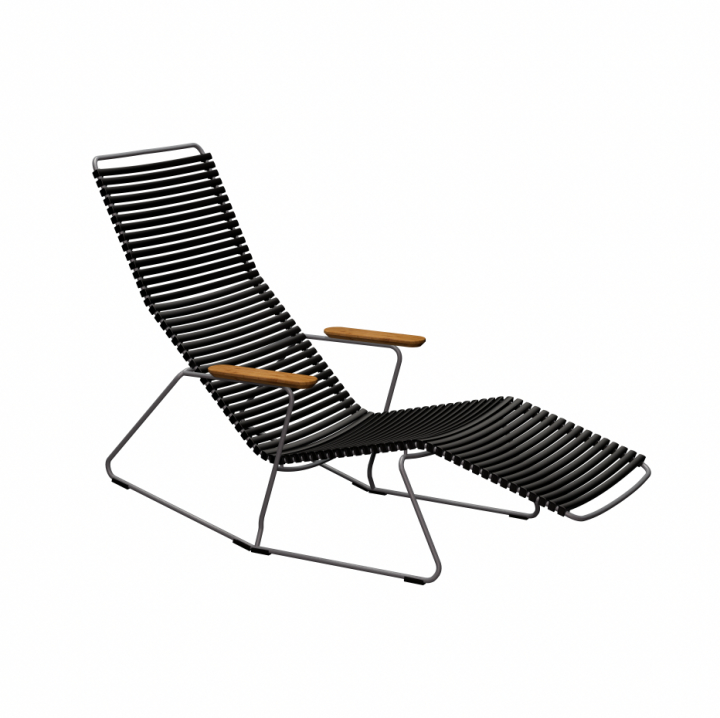 CLICK däckstol - black/grey