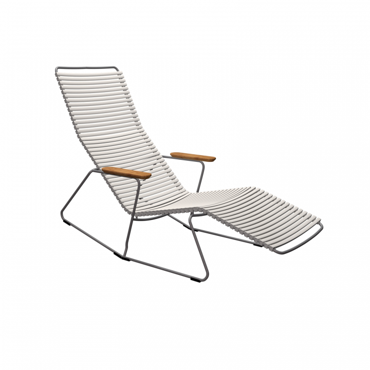 CLICK däckstol - muted white/grey