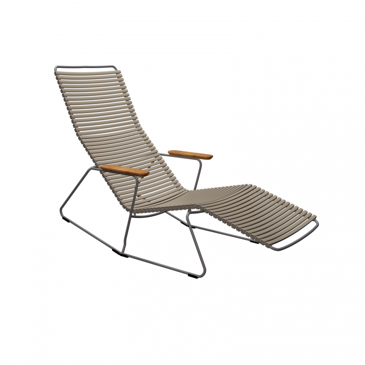 CLICK däckstol - beige/grey