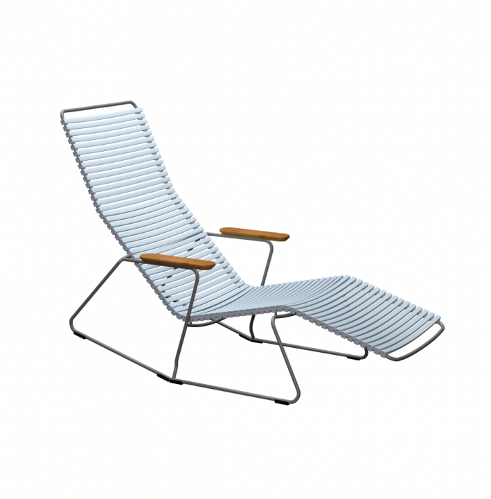 CLICK däckstol - dusty light blue/grey