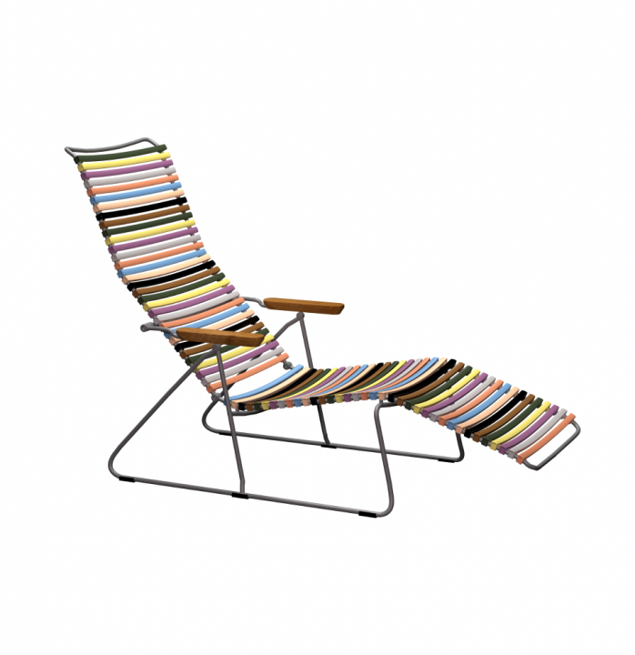 CLICK solsäng - multi color/grey