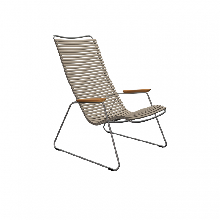 CLICK loungefåtölj - beige/grey