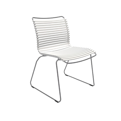 CLICK matstol - muted white/grey