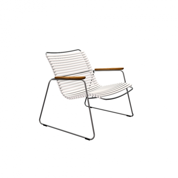 CLICK Roomy loungefåtölj - muted white/grey