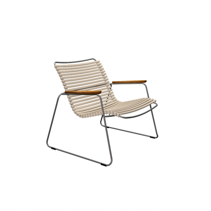 CLICK Roomy loungefåtölj - beige/grey