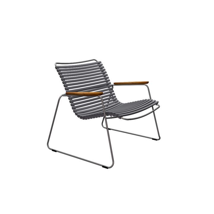 CLICK Roomy loungefåtölj - dark grey/grey