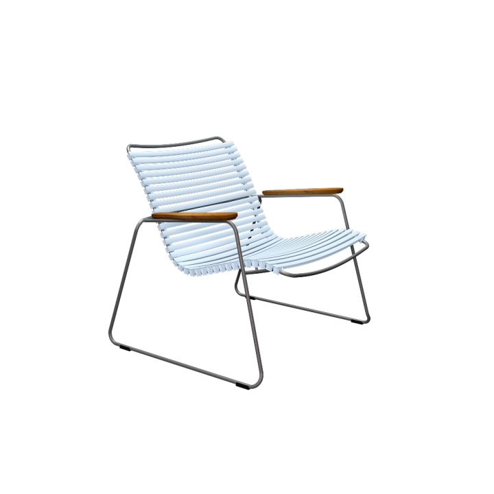 CLICK Roomy loungefåtölj - dusty light blue/grey
