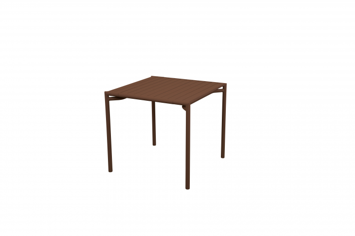 Bliss bord 81x81 H75 cm - desert red