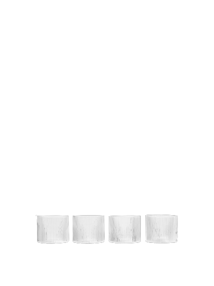 Ripple Low Glas, 4 - Pack