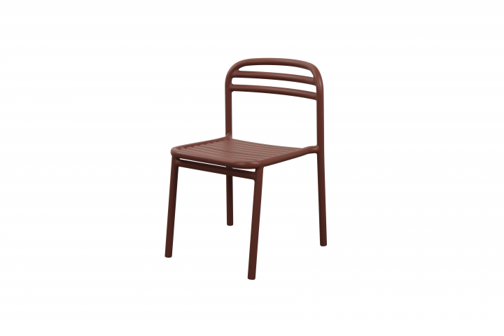 Bliss stol, stapelbar - desert red