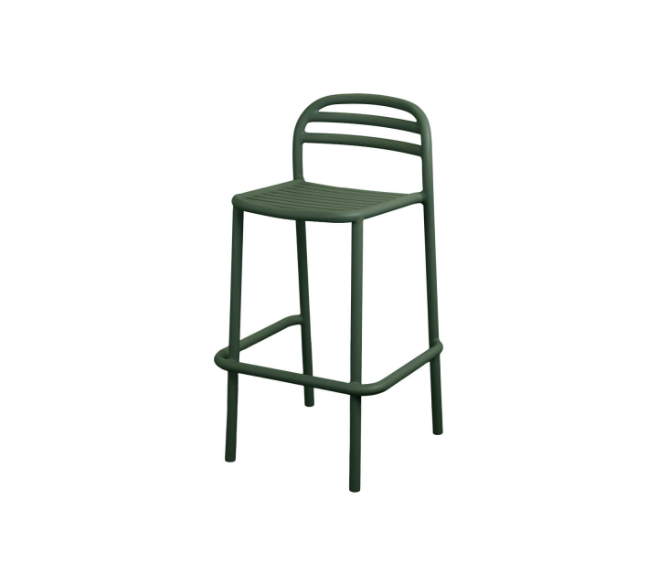 Bliss barstol, stapelbar - dark green