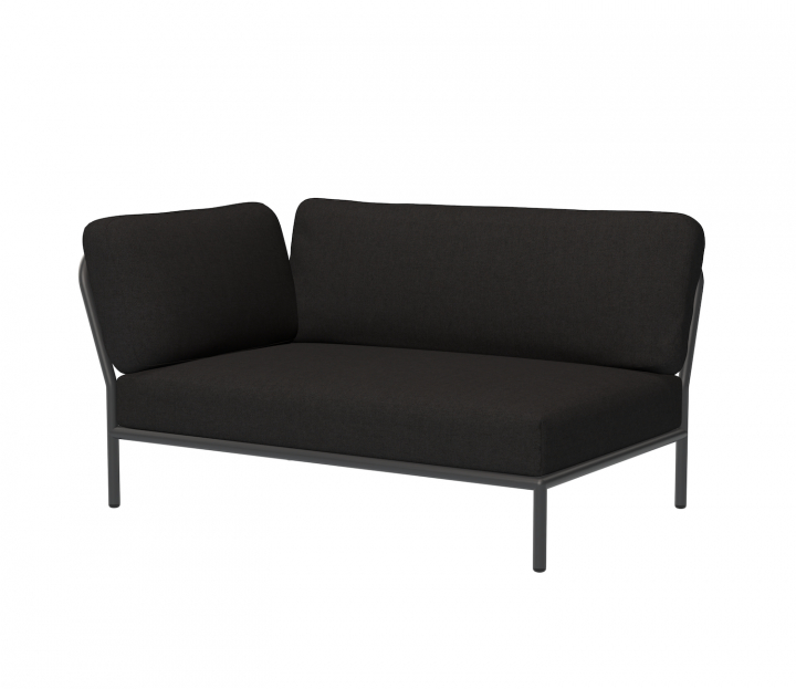 LEVEL Corner - Vänster - Char/sunbrella Heritage