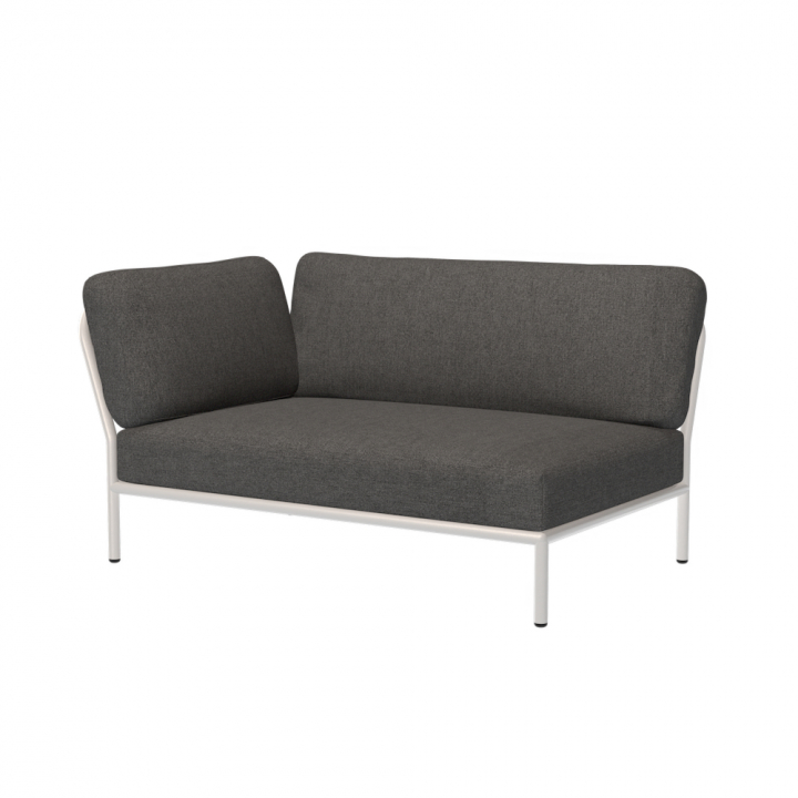 LEVEL avslut, vänster - dark grey/muted white