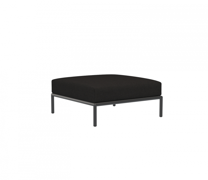 LEVEL Ottoman/pall - Char/sunbrella Heritage
