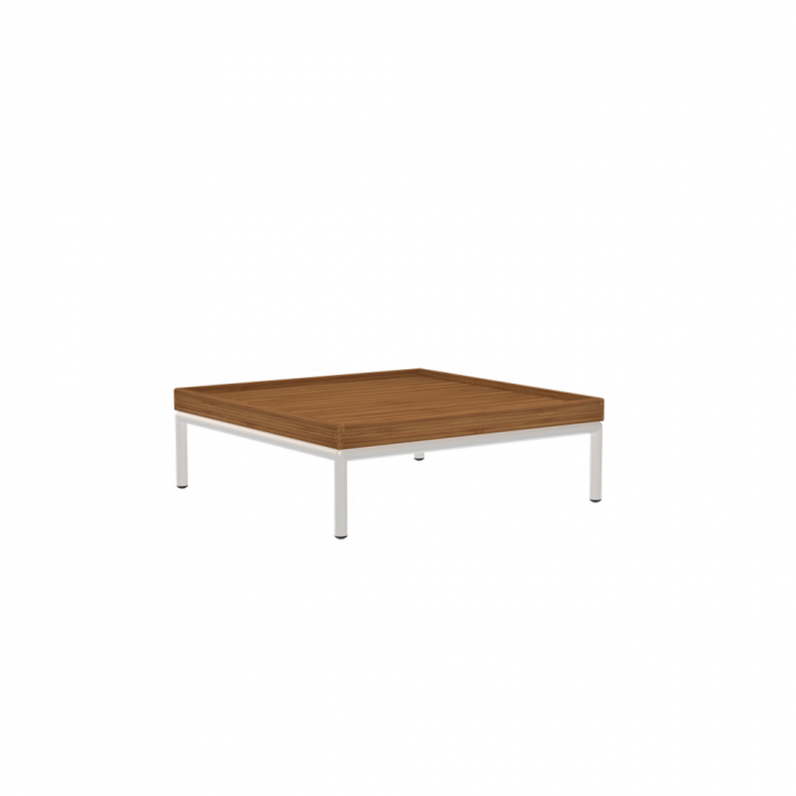 LEVEL/LEVEL 2 soffbord 81x81 cm - bamboo/muted white