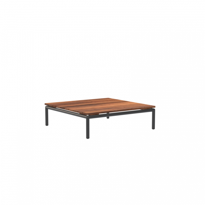 LEVEL/LEVEL 2 soffbord 81x81 cm - thermo ash/dark grey