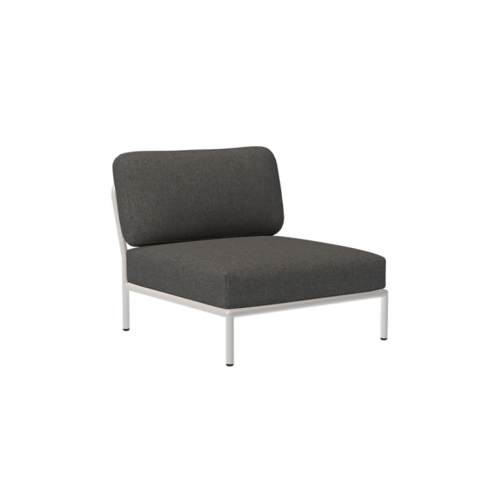 LEVEL mittdel - dark grey/muted white