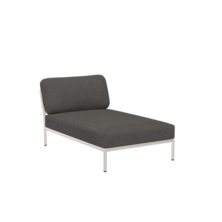 LEVEL schäslong - dark grey/muted white
